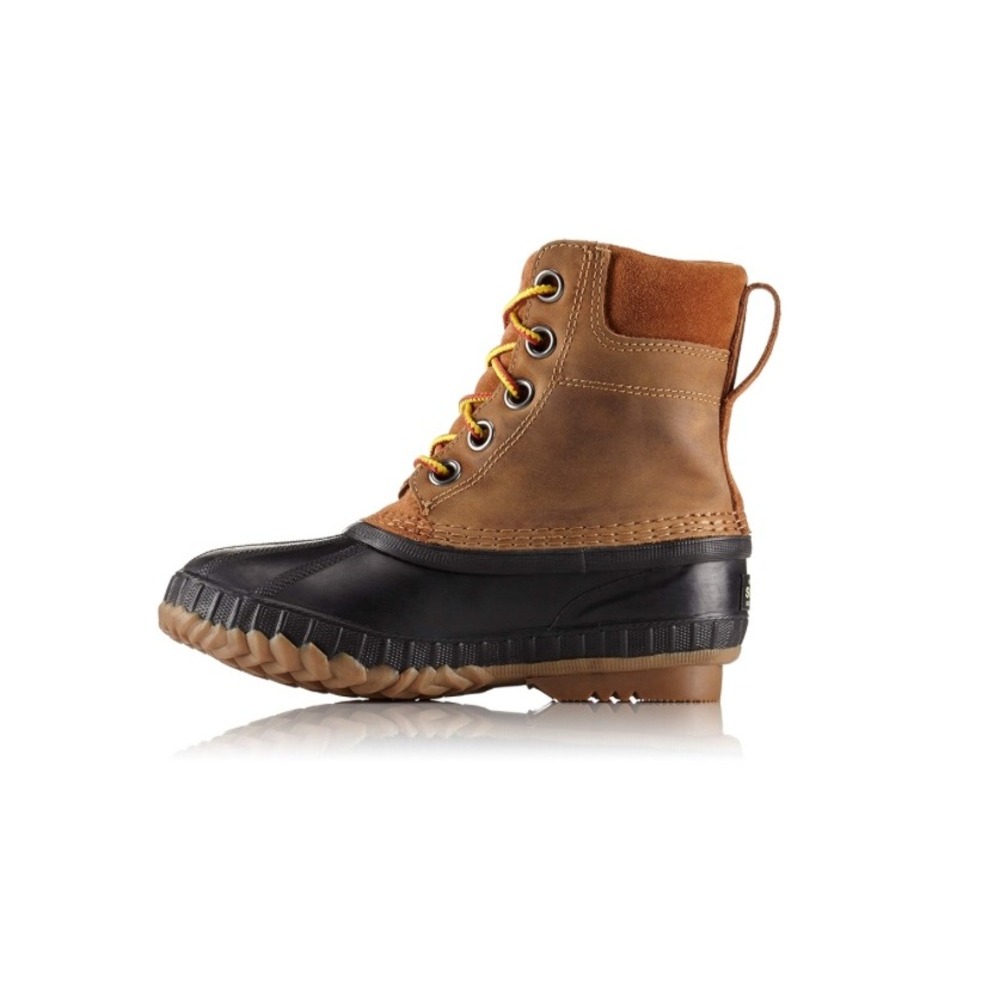 Sorel Kids Waterproof Duck‎ Boots Brown Black Lace Up Size Youth 1